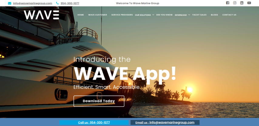 Wave Marine App screenshot